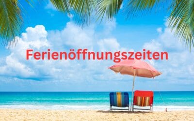 Geänderte Ferienöffnungszeiten
